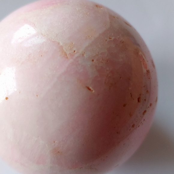Peruvian Pink Opal Sphere Natural Unique 💓 - Picture 3 of 8